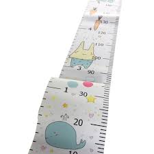 Us 4 29 44 Off Hanging Canvas Height Measurement Ruler Kids Growth Chart Wall Decor Ruler For Baby Nursery Decoration In Decorative Growth Charts