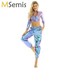 Shop online for a comfortable, trendy, and premium collection of dance jazz pants on alibaba.com. Women Hiphop Pants Shiny Metallic Jazz Dance Pants High Waist Stretchy Jogger Pants Sweatpants Holographic Trousers Rave Outfits Aliexpress