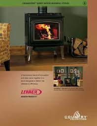 Series Lennox Wood Stove Brochure