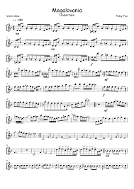 Concerto in a minor op.3 no.6, 1st. Megalovania Violin Solo Sheet Music For Violin Solo Musescore Com
