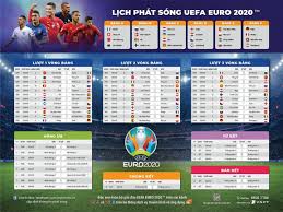 Tất cả các trận đấu tại vck euro 2016 được vtv truyền hình trực tiếp trên các kênh sóng vtv3, vtv3 hd, vtv6 và vtv6 hd. Lá»‹ch Thi Ä'áº¥u Euro 2021