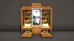 minecraft bookshelf design ideas