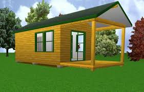 Starter Cabin W Covered Porch Plans