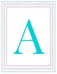 Free Printable Alphabet Letters A To Z