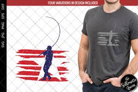Deer hunting american flag svg, fishing svg, patriotic svg. Fishing Flag Graphic By Thesilhouettequeenshop Creative Fabrica