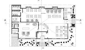 Dining Area Autocad Drawing Dwg File