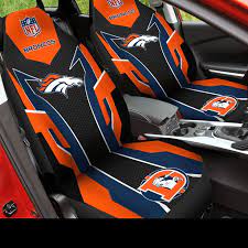 Denver Broncos Car Seat Covers Set Of