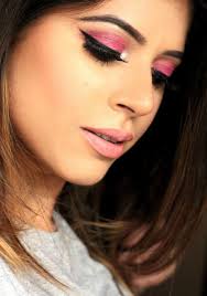 pink eye makeup tutorial for summer parties