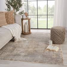 jaipur living ezri tribal gray tan area rug 9 6 x12 6