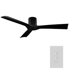 3 blade smart flush mount ceiling fan