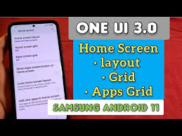 how to change home screen layout grid