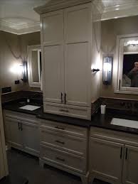 Brand new high grade vanities with granite tops in the bathrooms. Custom Master Bathroom Vanity And Hutch By Cristofir Bradley Cabinetry Custommade Com