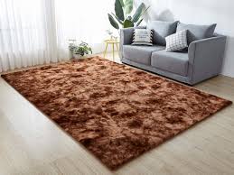 chinchilla faux fur area rug