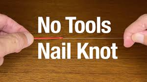 nail knot without using tools fly