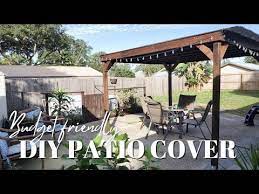 Budget Friendly Backyard Patio Cover