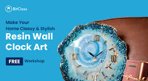 Resin Wall Clock Art Make Your Home
