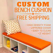 2 Thick Custom Bench Cushion