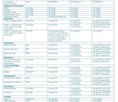 Insurance Plan Comparison Chart Bayou Health Pa Enrollment