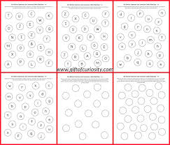 dot sticker uppercase and lowercase