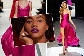 makeup ideas for pink dress