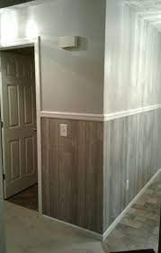 half wall wood paneling makeover paint