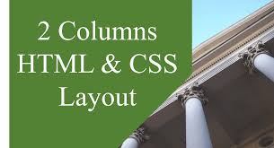 responsive two column layout in html