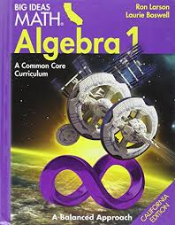 Big Ideas Math Algebra 1 Common Core