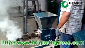 fuel sawdust briquette press machine