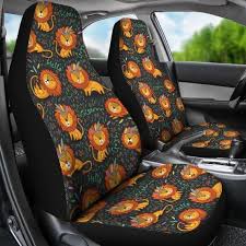 Cute Lion Boho Car Seat Covers Car Seat