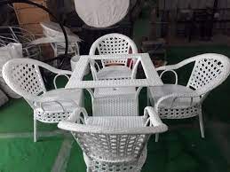 Outdoor Wicker Dining Table And Chair Set