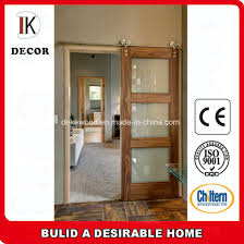 china solid wood stile and rail glass