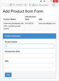 html table using javascript and jquery