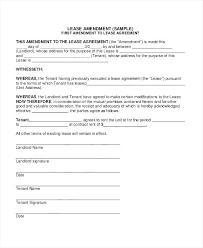 Commercial Property Lease Form Rental Agreement Template