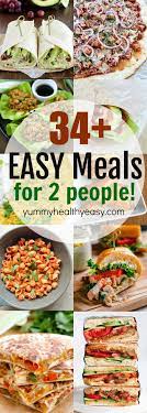 34 easy meal recipes for two people