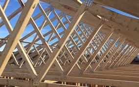 saving sustainably framing the roof