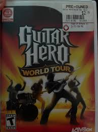 guitar hero world tour for wii for