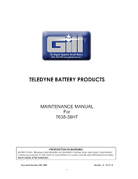 Battery Cmm Gill Battery Manualzz Com