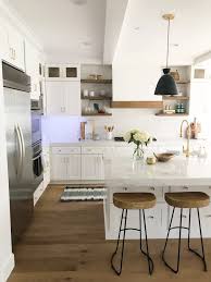 new white wood kitchen styled w