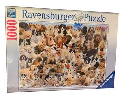 Fotopuzzle 1000 teile in einer metallbox. Ravensburger Puzzle 15633 1000 Teile Hunde Collage Preiswert