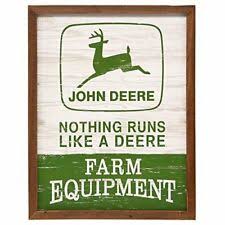 John deere has its own university which is fully accredited. John Deere Home Decor Plaques Signs For Sale In Stock Ebay