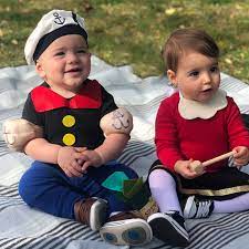 See more ideas about popeye costume, popeye, popeye the sailor man. No Sew Diy Popeye Olive Oyl Baby Costume Primary Com
