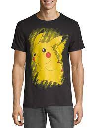 Buy Pokemon Mens and Big Mens Brushstroke Pikachu Graphic T-Shirt Online in  Indonesia. 581639242