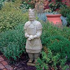 Chinese Warrior Stone Statue