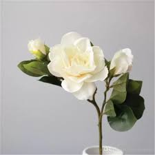 Flor Artificial De Alta Qualidade White