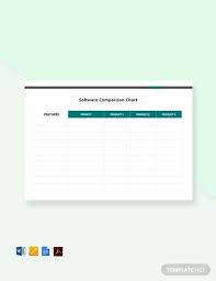 Free Software Comparison Chart Template Pdf Word Apple