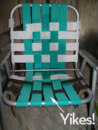 snazzy aluminum lawn chair re web