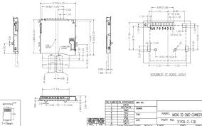 micro sd card connector push push