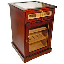 End Table Cabinet Cigar Humidor