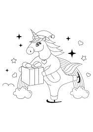 Use the download button to see the. Christmas Unicorn Coloring Pages 6 Free Printable Coloring Sheets 2020