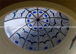 Stained Glass Dome Shaped Skylight